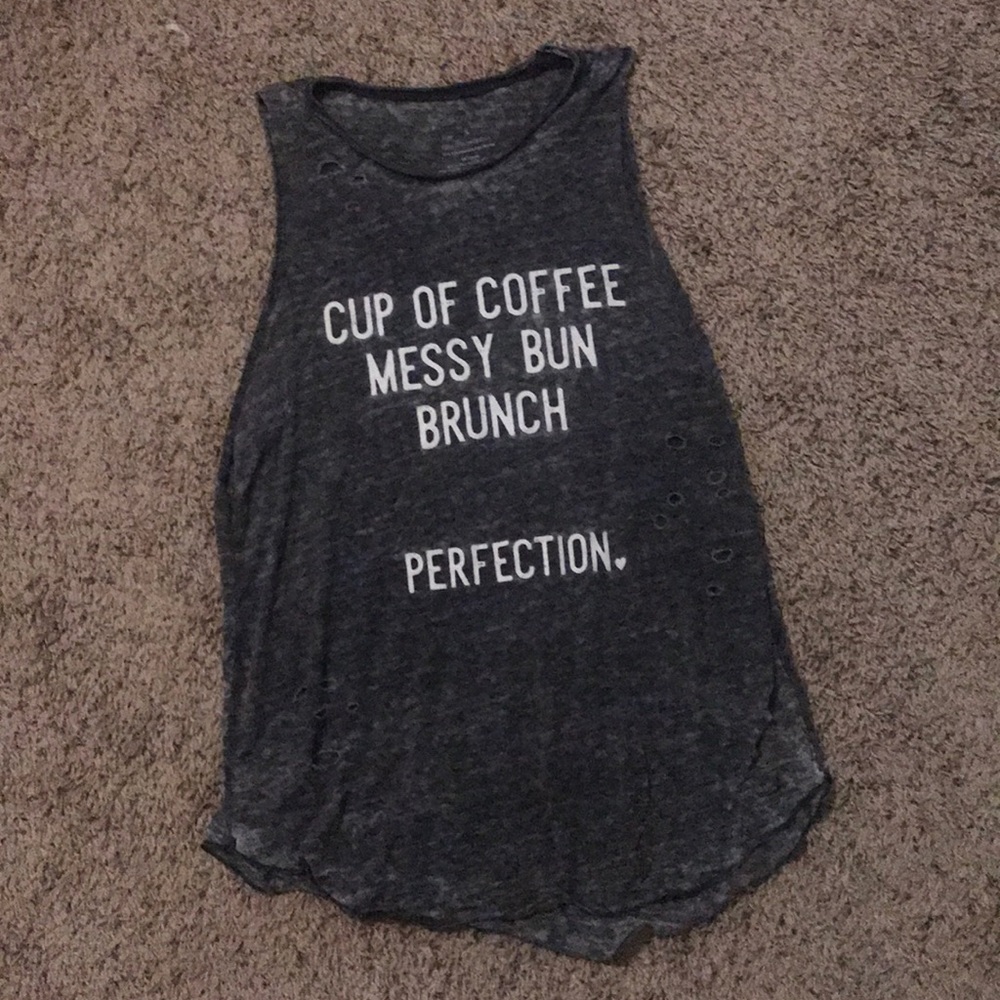 Coffee and Brunch Muscle Tank